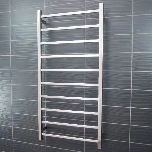 Radiant Heated Towel Rail Square - 10 Bar