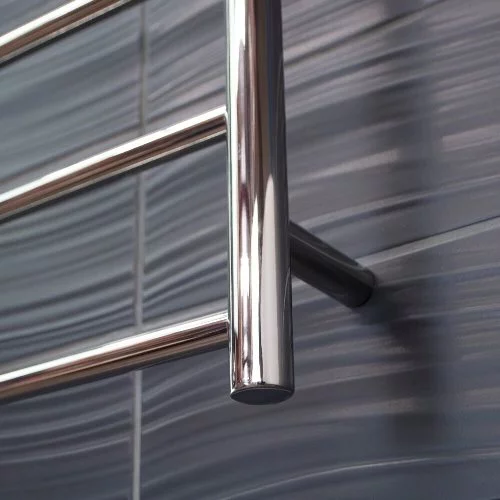 Radiant Heated Towel Rail Round - 11 Bar - Image 2