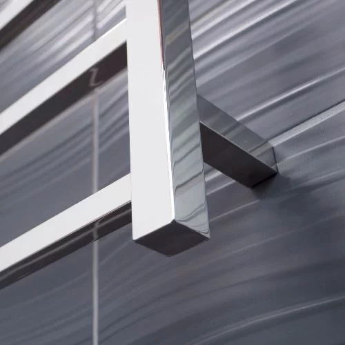 Radiant Heated Towel Rail Square - 10 Bar - Image 2