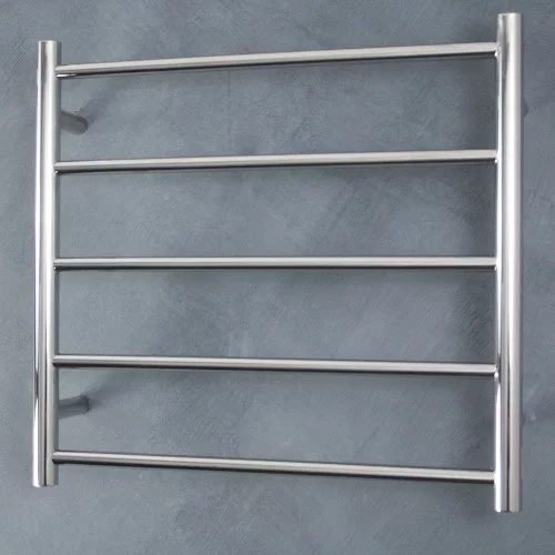 Radiant Non-Heated Towel Rail Round - 5 Bar